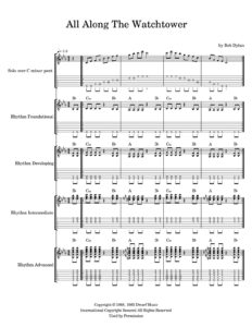 Along the Watchtower sheet music